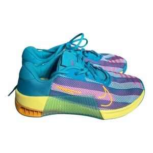 Nike Metcon 9 AMP Men's Dusty Cactus /‎ Glacier Blue / Laser Orange Size 8.5